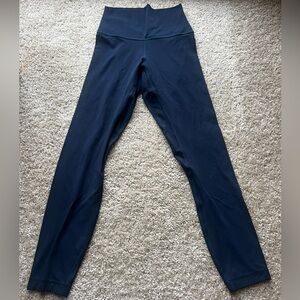 Lululemon Align 25 inch High-Waisted Navy Leggings
